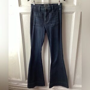 Veronica Beard Sheridan Exaggerated Flair High Rise Jeans